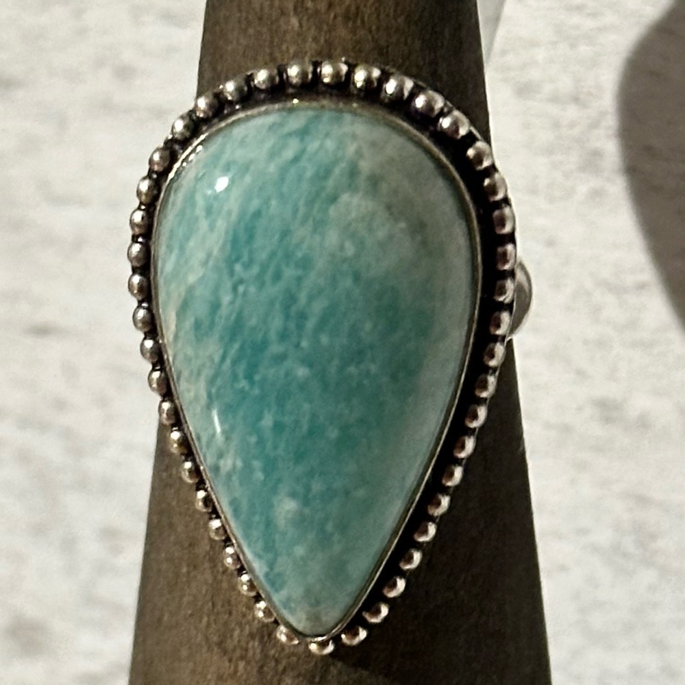 Gorgeous Amzonite Ring